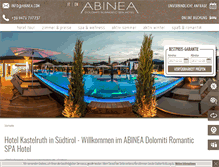 Tablet Screenshot of abinea.com